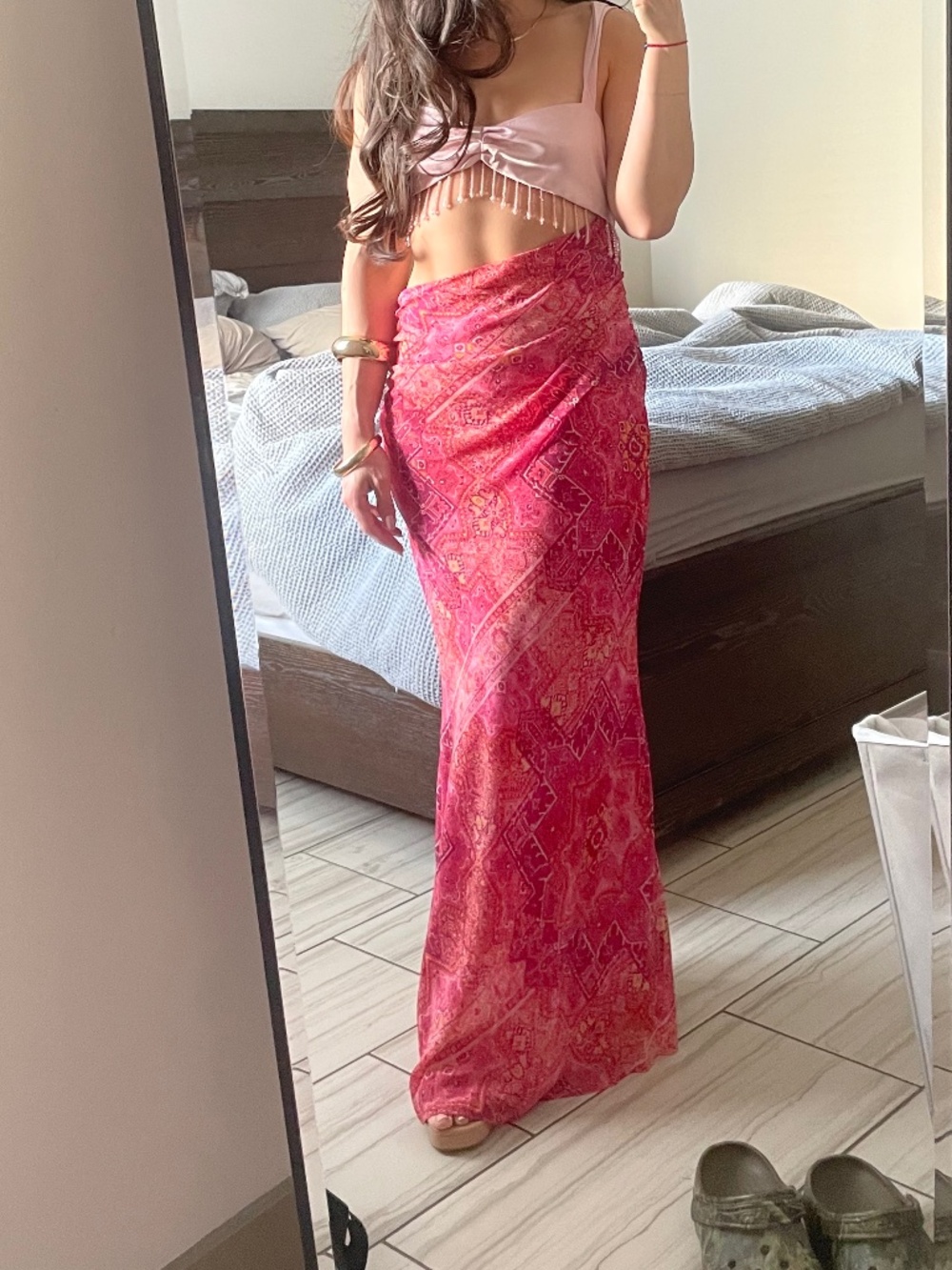 Pink lehenga